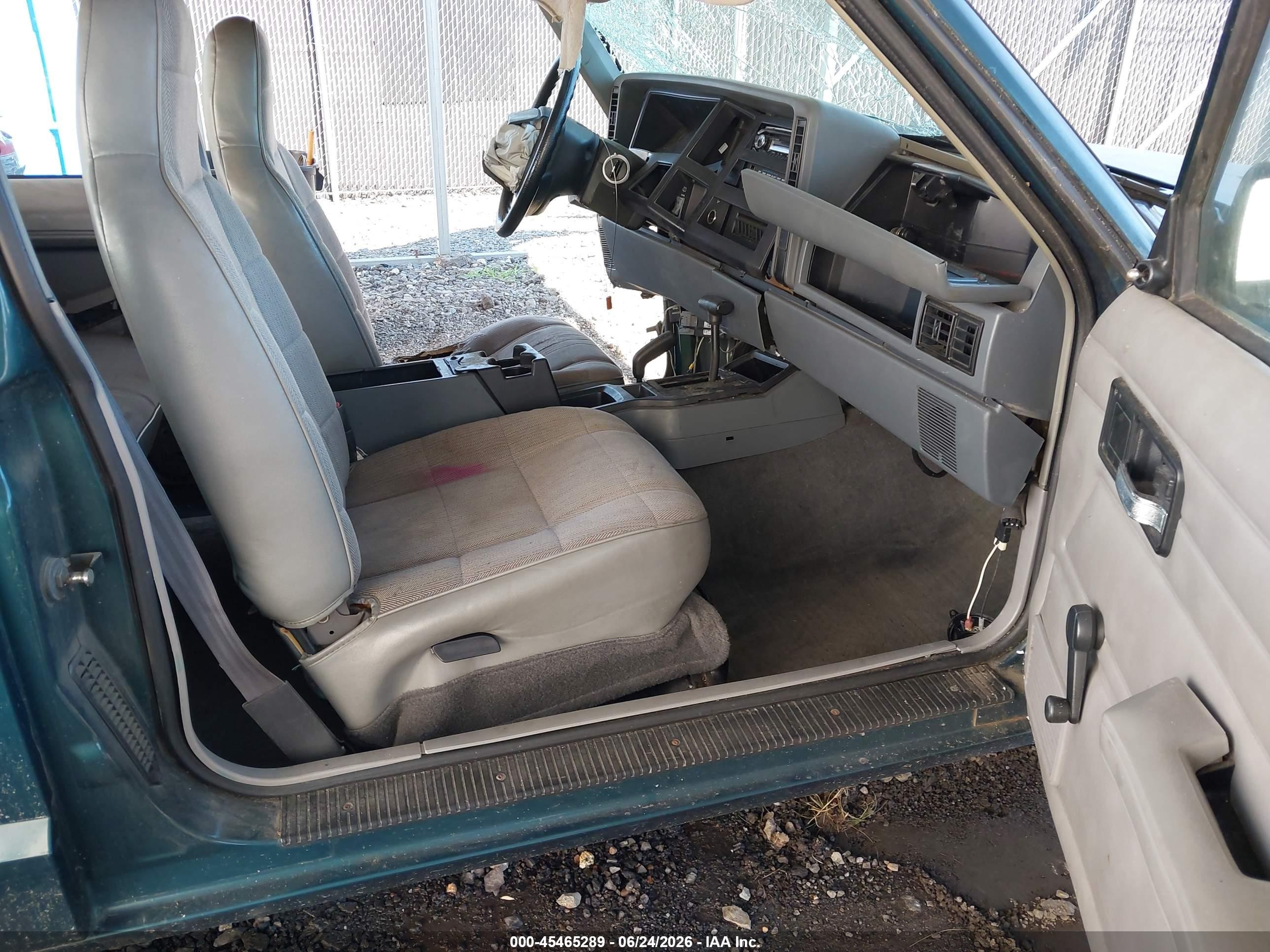 1996 Jeep Cherokee Se Green vin: 1J4FJ27S1TL278851