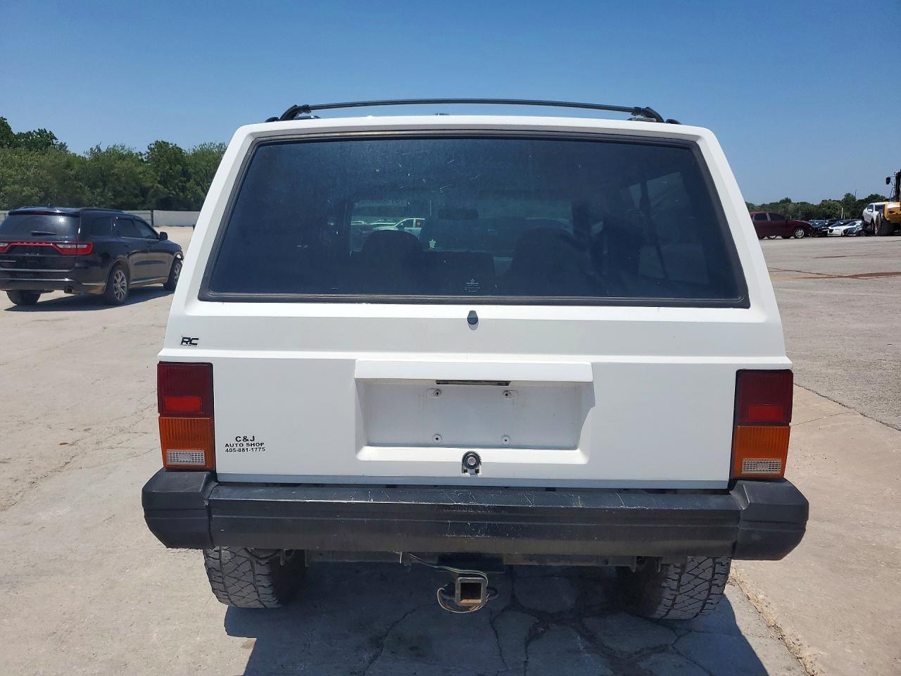 1996 Jeep Cherokee Se Белый vin: 1J4FJ27S7TL257566