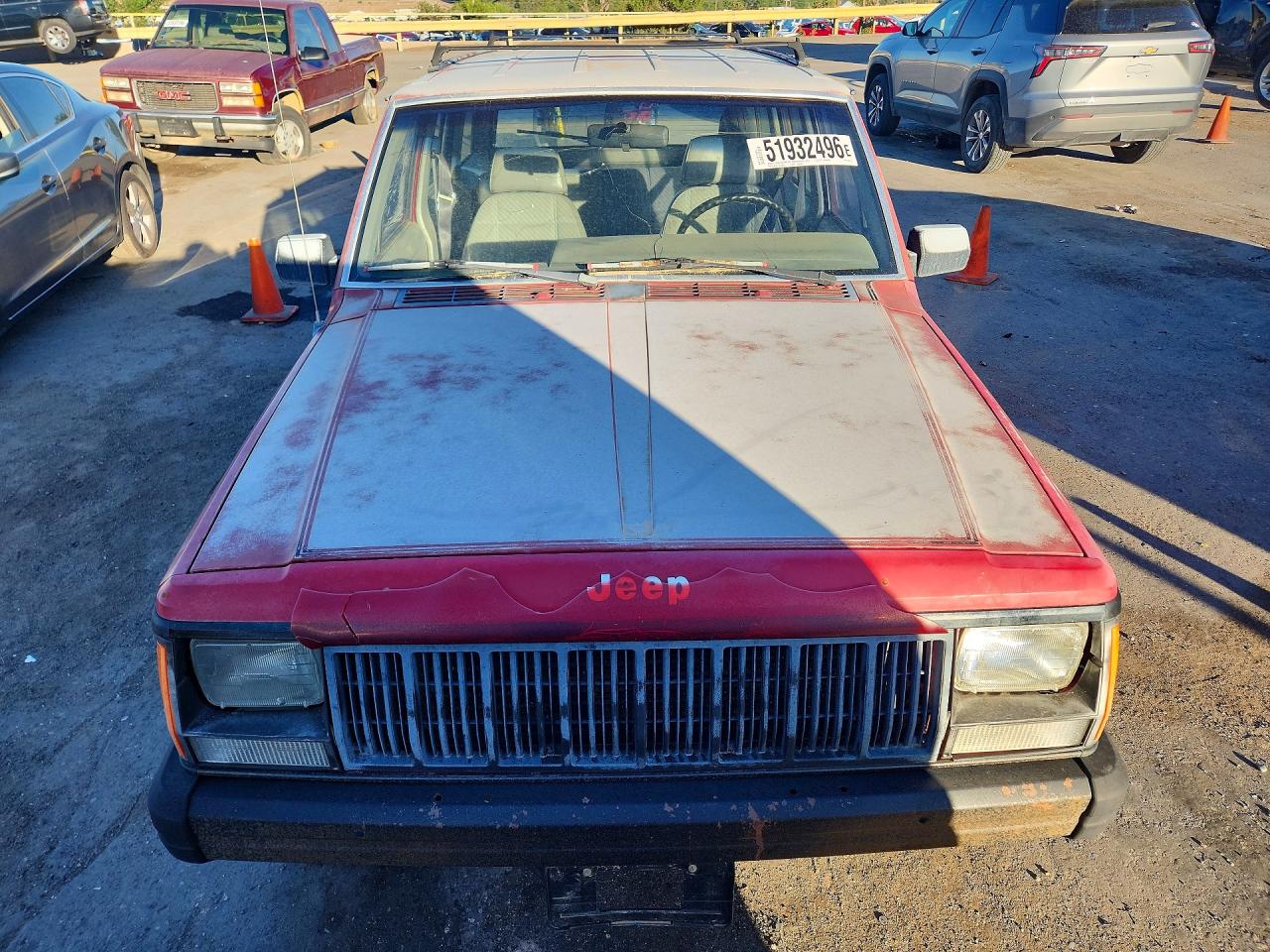 1989 Jeep Cherokee Orange vin: 1J4FJ28L9KL540279
