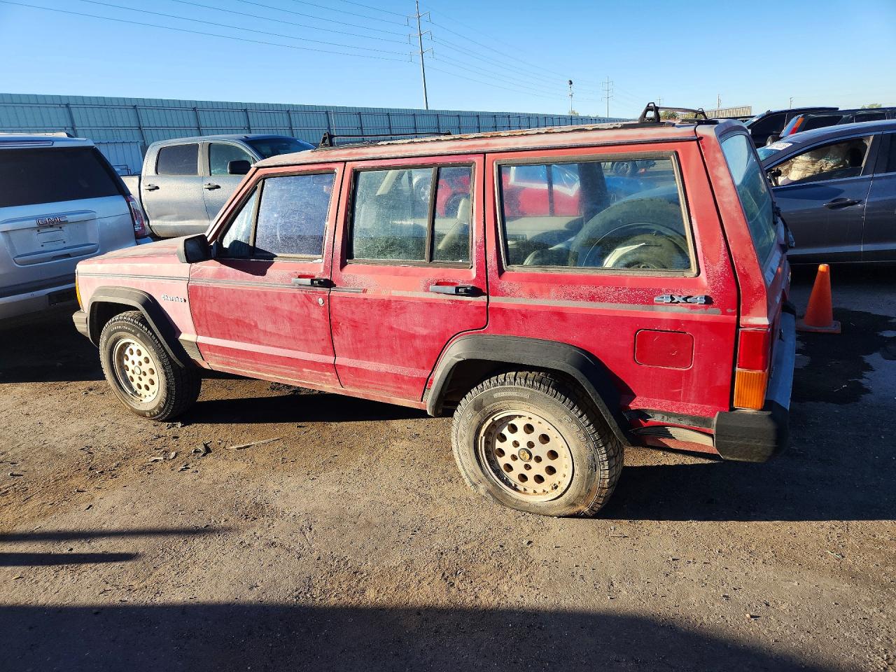 1989 Jeep Cherokee Orange vin: 1J4FJ28L9KL540279