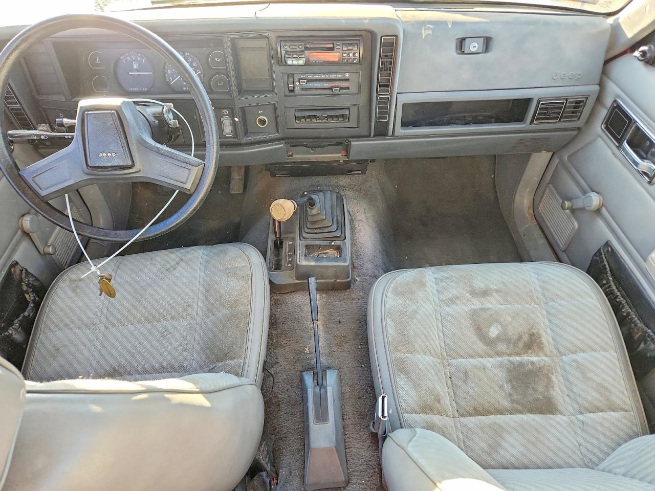 1989 Jeep Cherokee Orange vin: 1J4FJ28L9KL540279