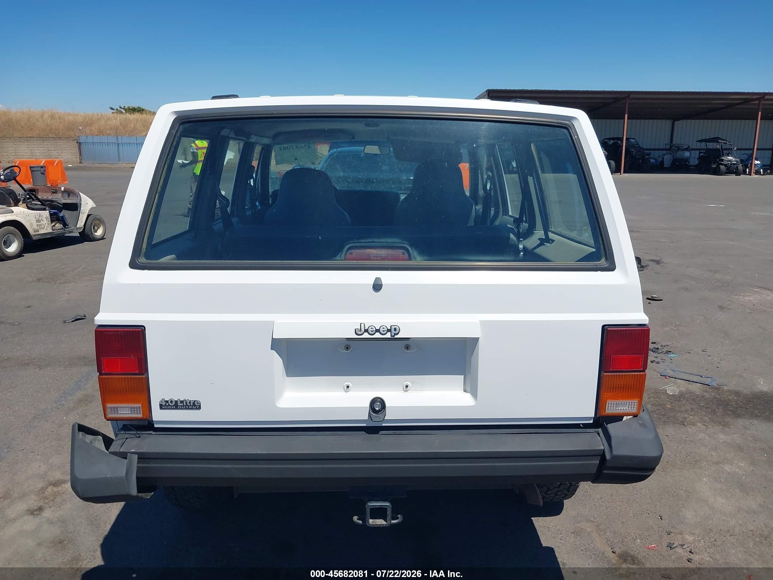 1995 Jeep Cherokee Se White vin: 1J4FJ28S0SL653920