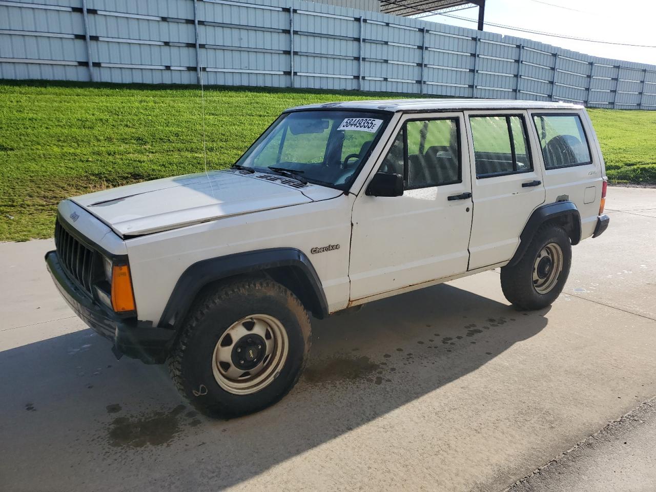 1993 Jeep Cherokee White vin: 1J4FJ28S1PL612235