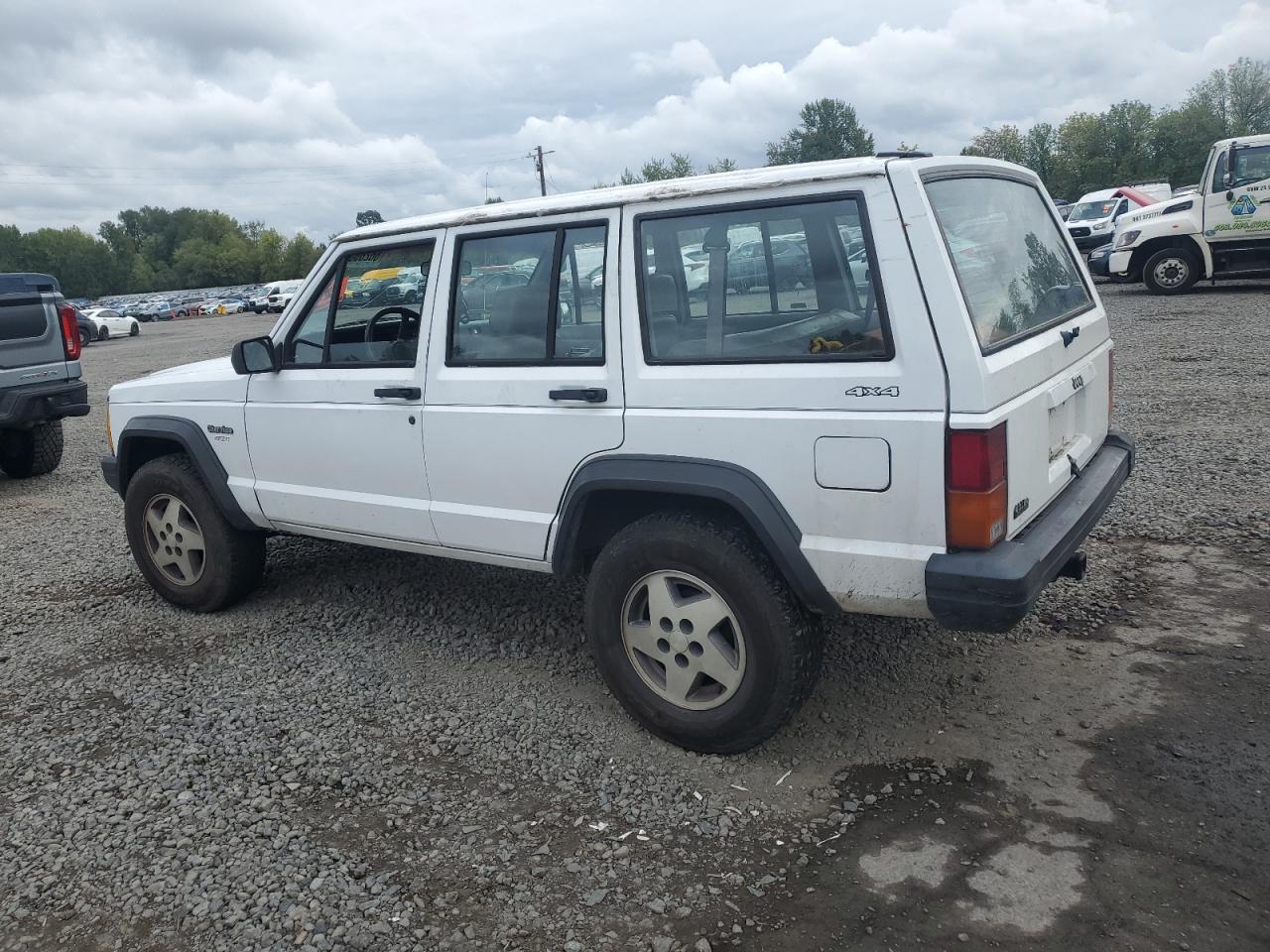 1994 Jeep Cherokee Se Белый vin: 1J4FJ28S1RL227826