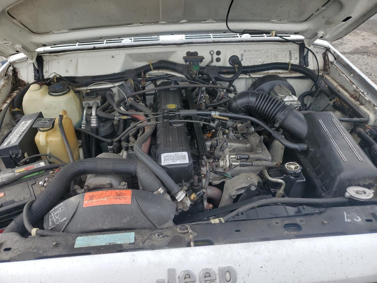 1994 Jeep Cherokee Se Белый vin: 1J4FJ28S1RL227826
