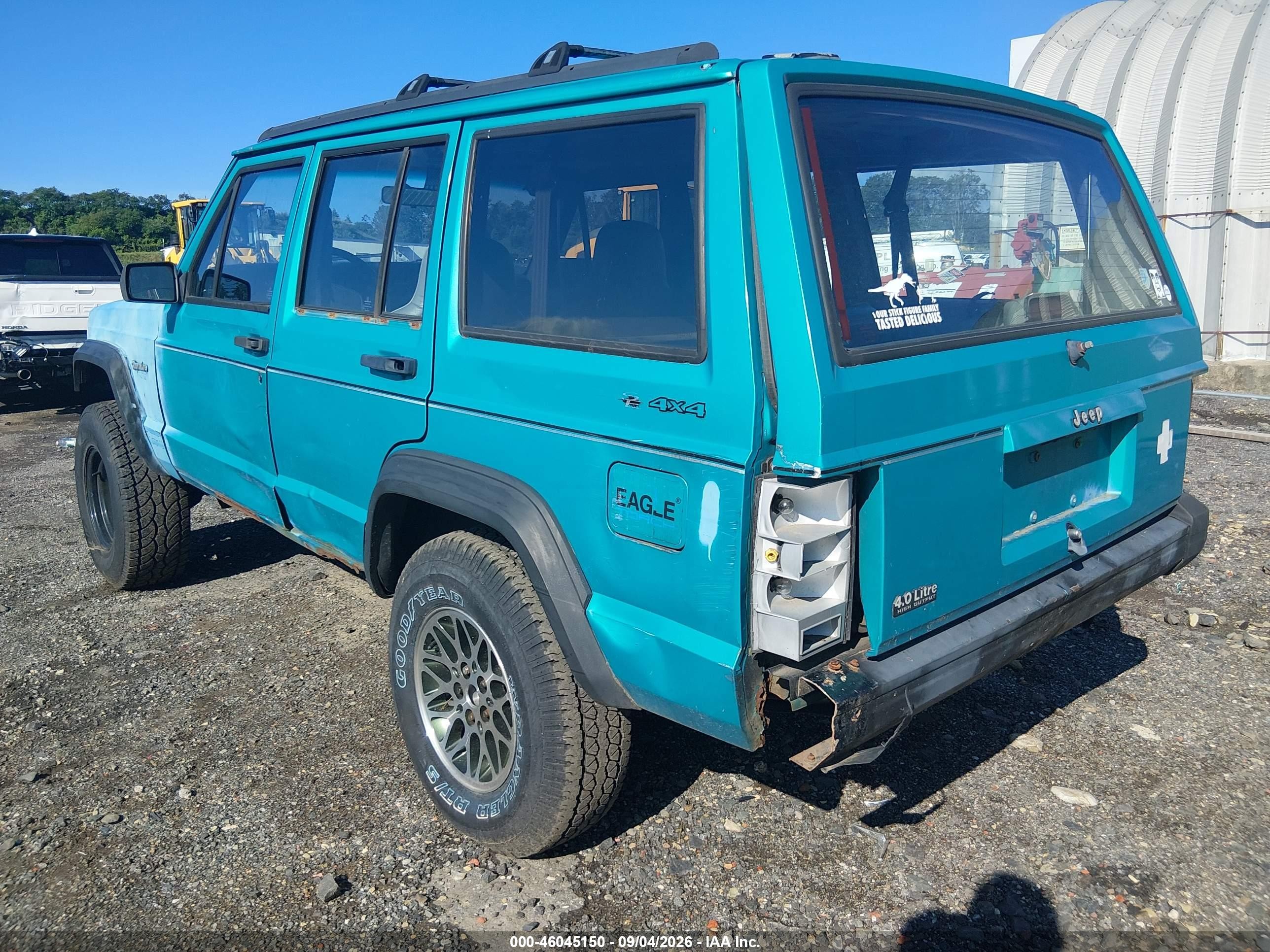 1996 Jeep Cherokee Se Синий vin: 1J4FJ28S1TL216025