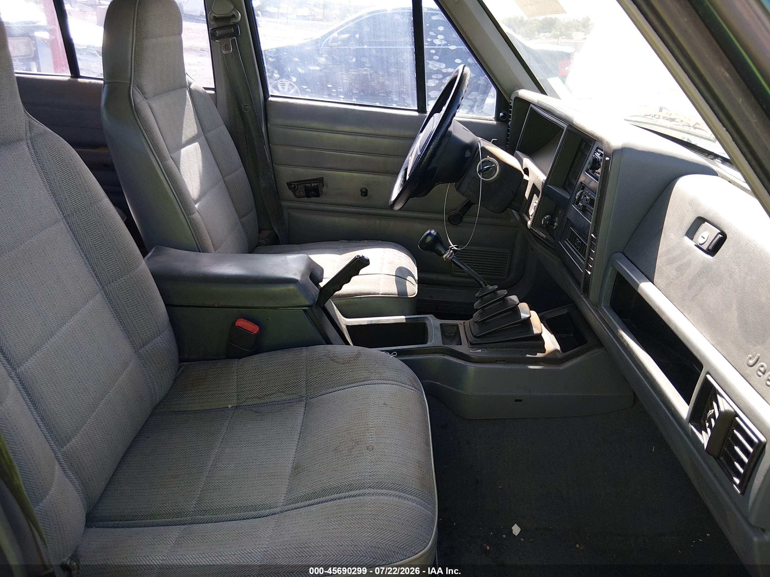 1996 Jeep Cherokee Se Green vin: 1J4FJ28S1TL316268