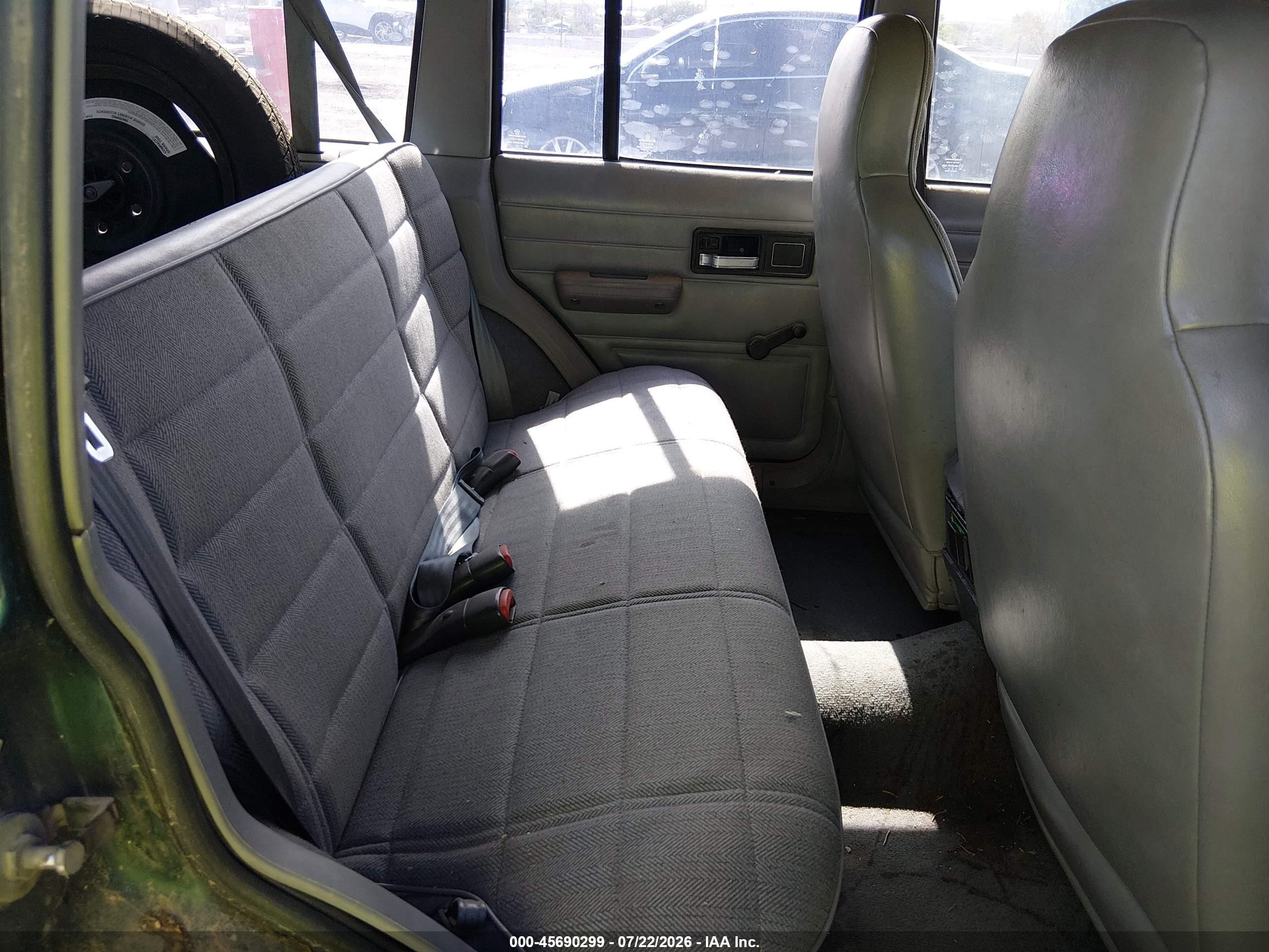 1996 Jeep Cherokee Se Green vin: 1J4FJ28S1TL316268