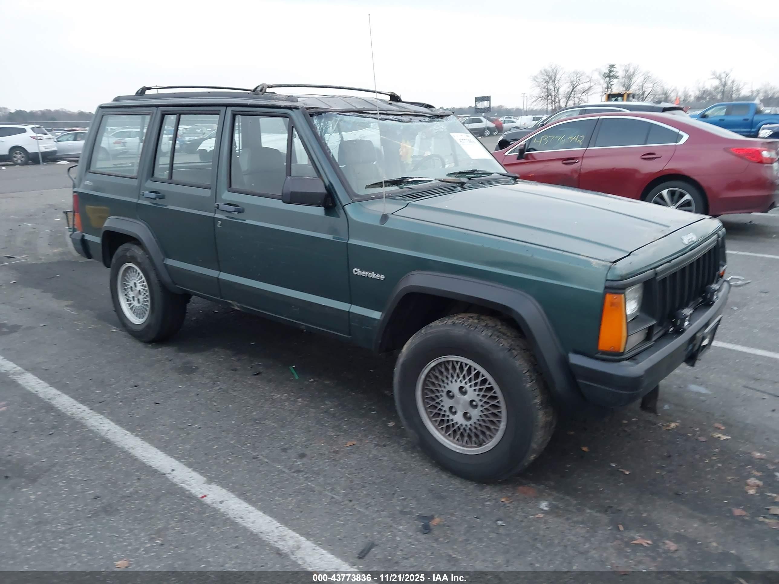 1993 Jeep Cherokee   Green vin: 1J4FJ28S3PL538607