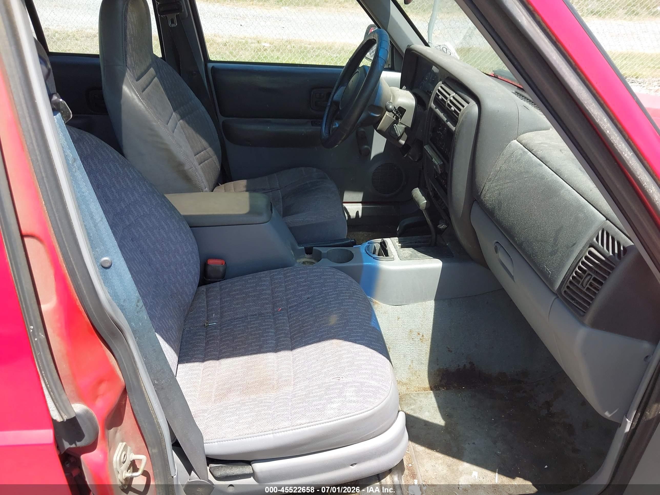 1997 Jeep Cherokee Se Red vin: 1J4FJ28S3VL503708