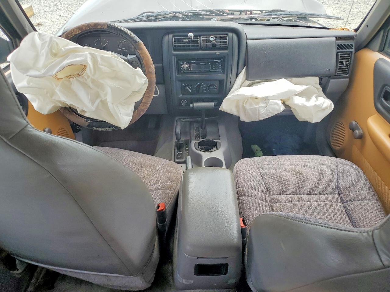1997 Jeep Cherokee Se Gray vin: 1J4FJ28S3VL566629