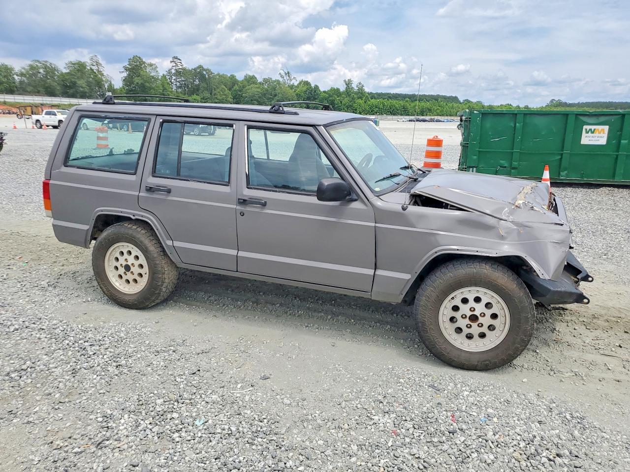 1997 Jeep Cherokee Se Gray vin: 1J4FJ28S3VL566629