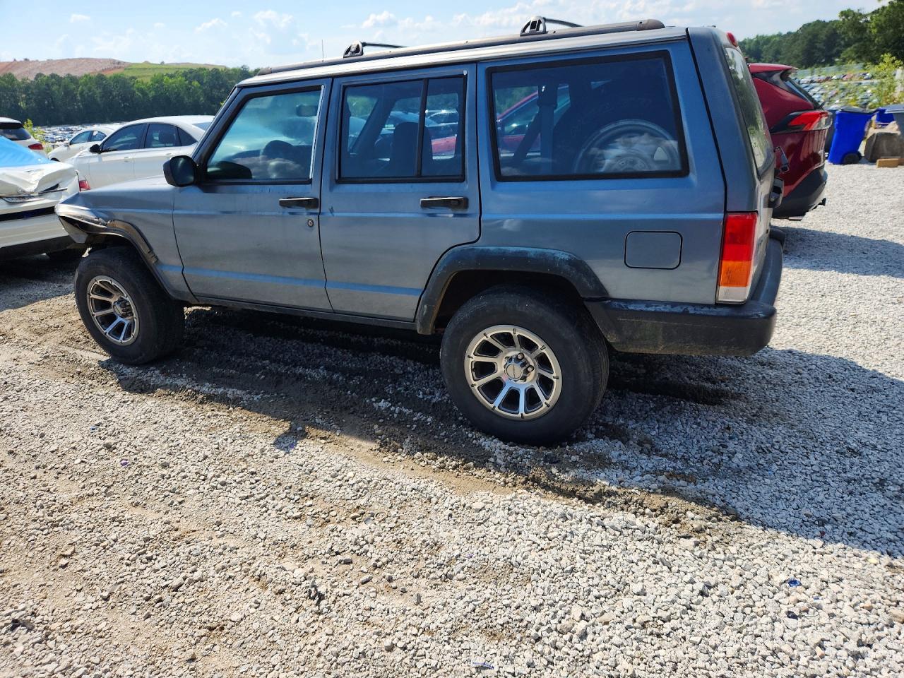 1997 Jeep Cherokee Se Blue vin: 1J4FJ28S3VL571961