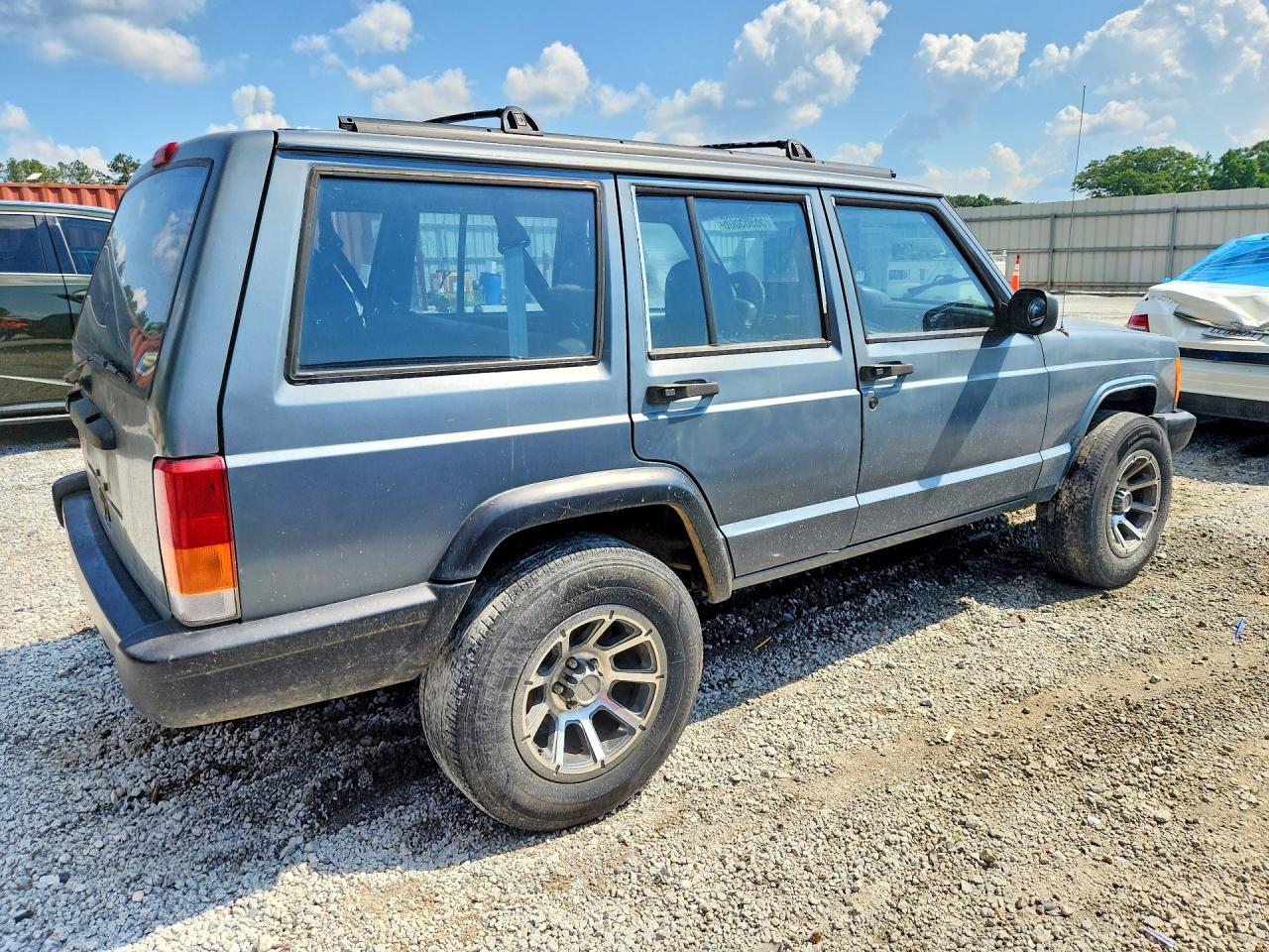 1997 Jeep Cherokee Se Blue vin: 1J4FJ28S3VL571961