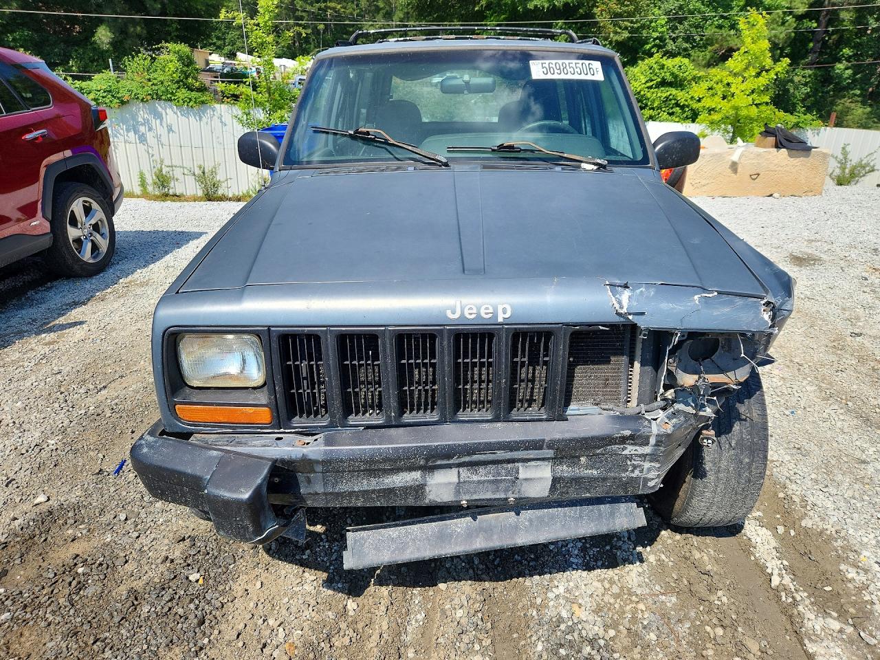 1997 Jeep Cherokee Se Blue vin: 1J4FJ28S3VL571961