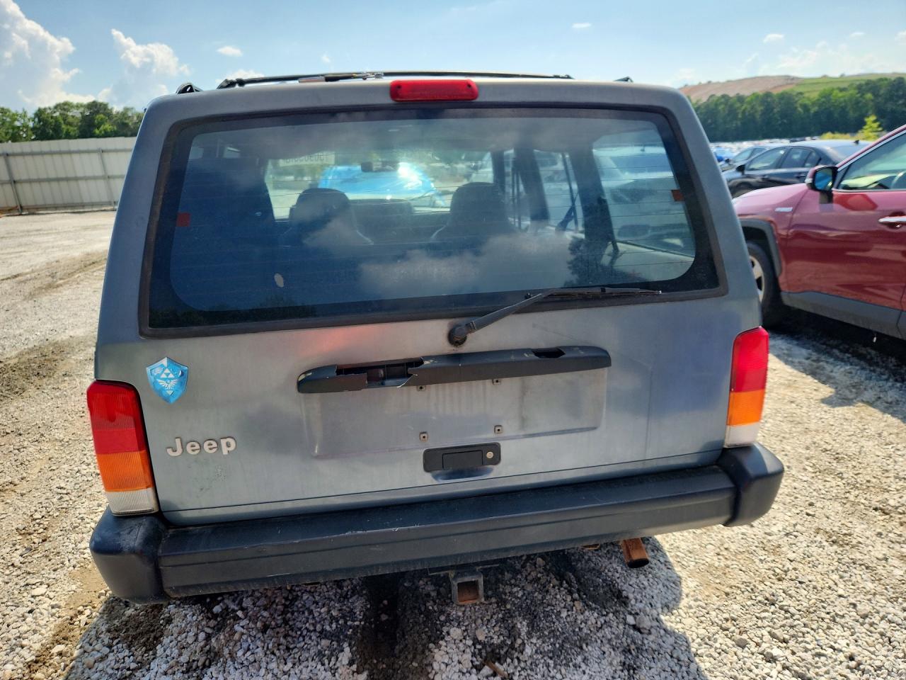 1997 Jeep Cherokee Se Blue vin: 1J4FJ28S3VL571961