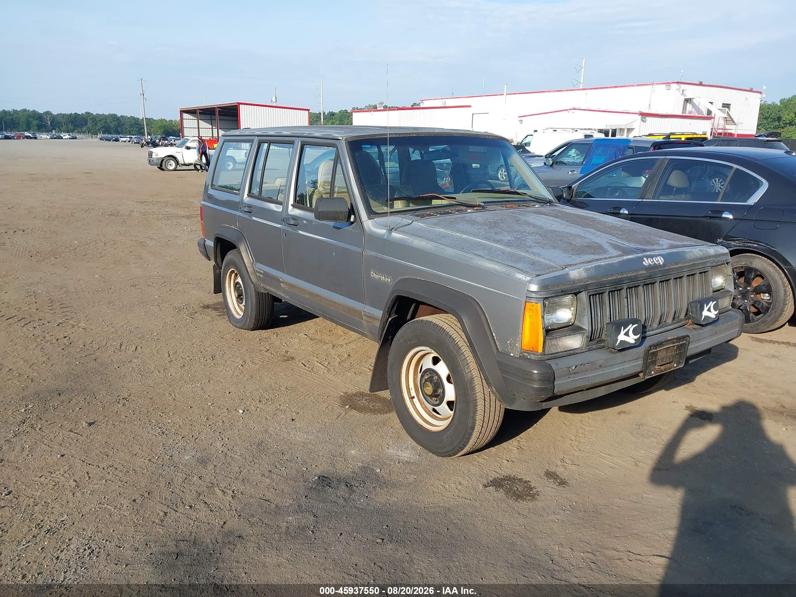 1996 Jeep Cherokee Se Gray vin: 1J4FJ28S4TL295562