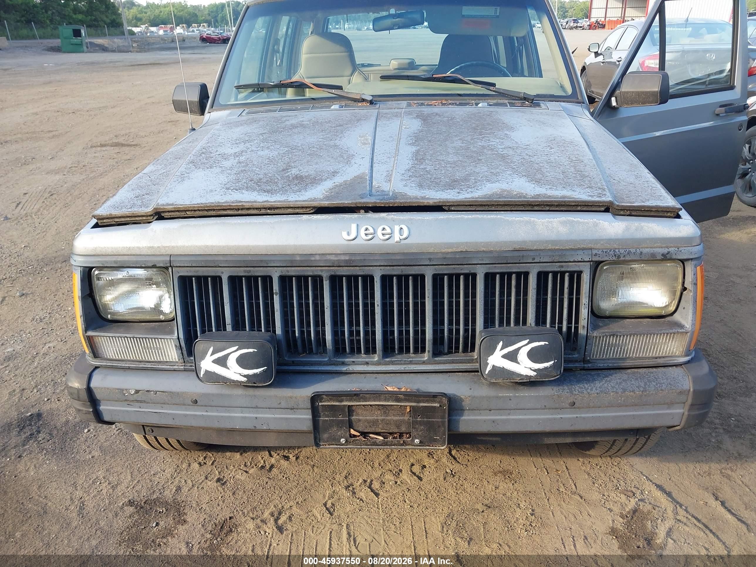 1996 Jeep Cherokee Se Gray vin: 1J4FJ28S4TL295562