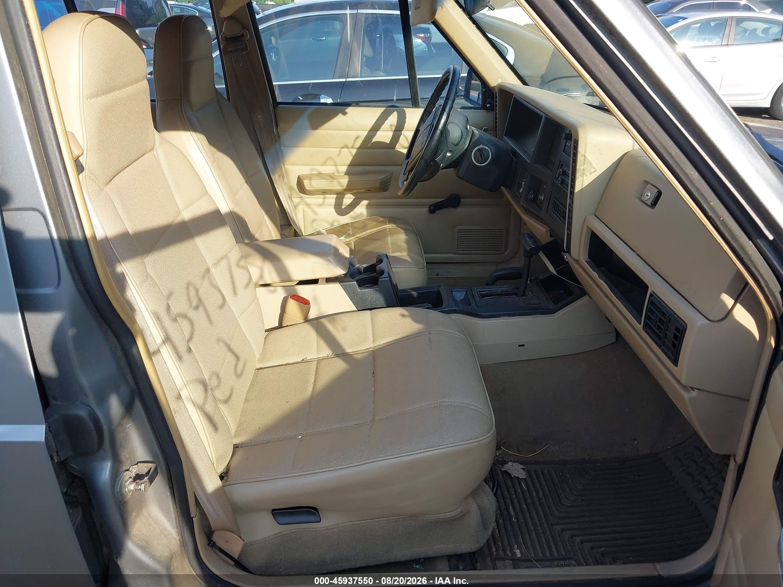 1996 Jeep Cherokee Se Gray vin: 1J4FJ28S4TL295562