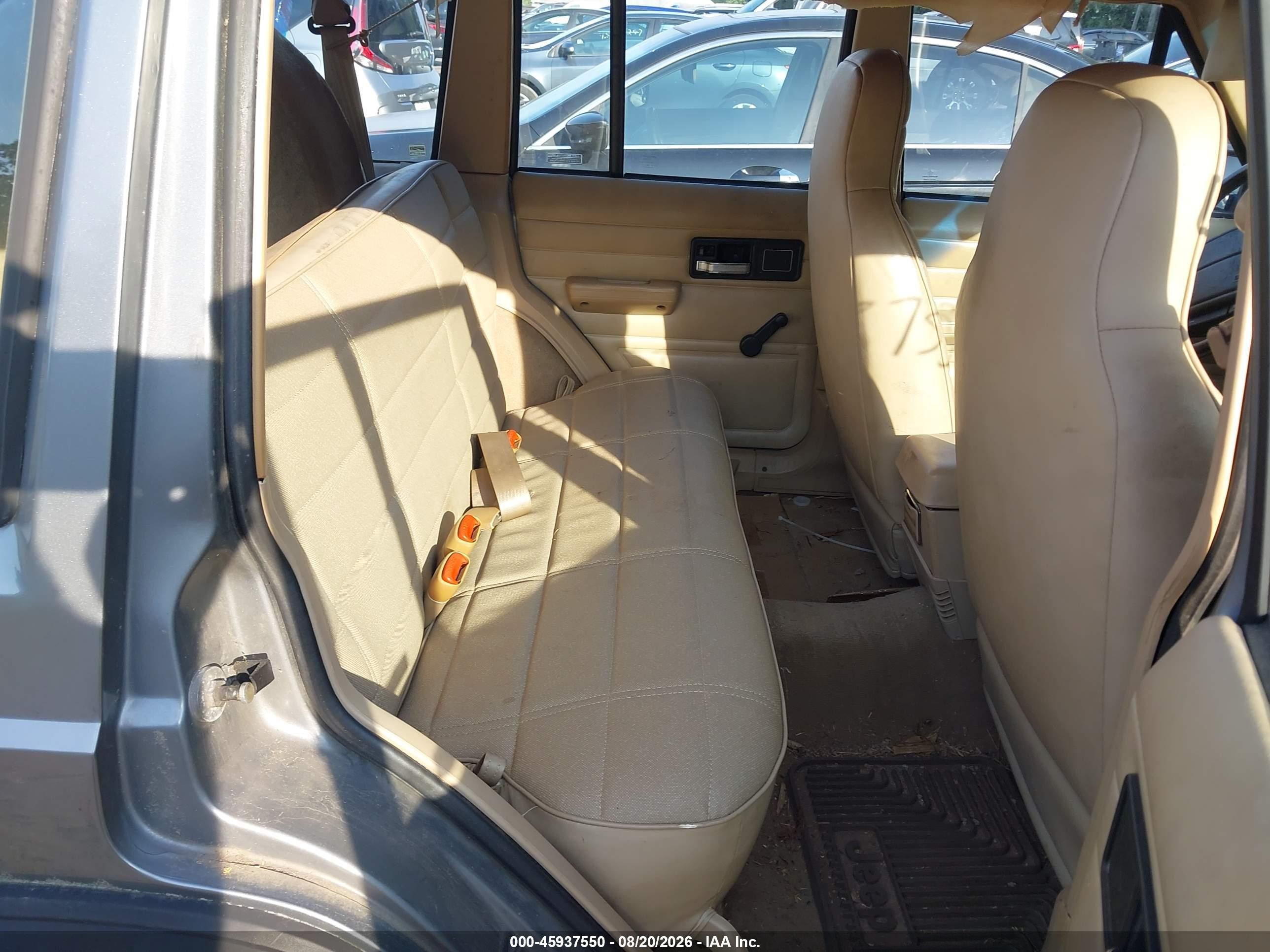 1996 Jeep Cherokee Se Gray vin: 1J4FJ28S4TL295562