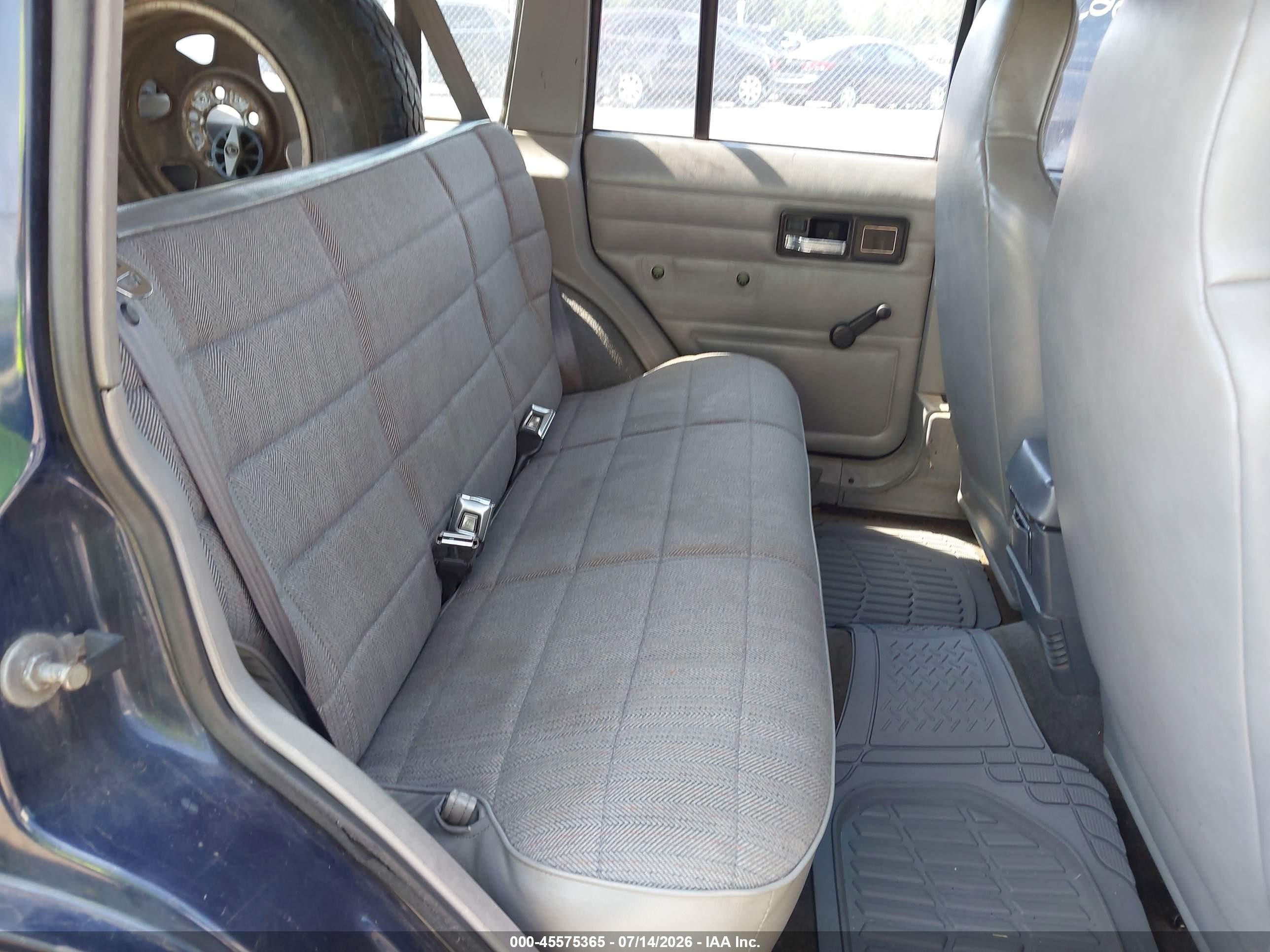 1996 Jeep Cherokee Se Blue vin: 1J4FJ28S5TL182588