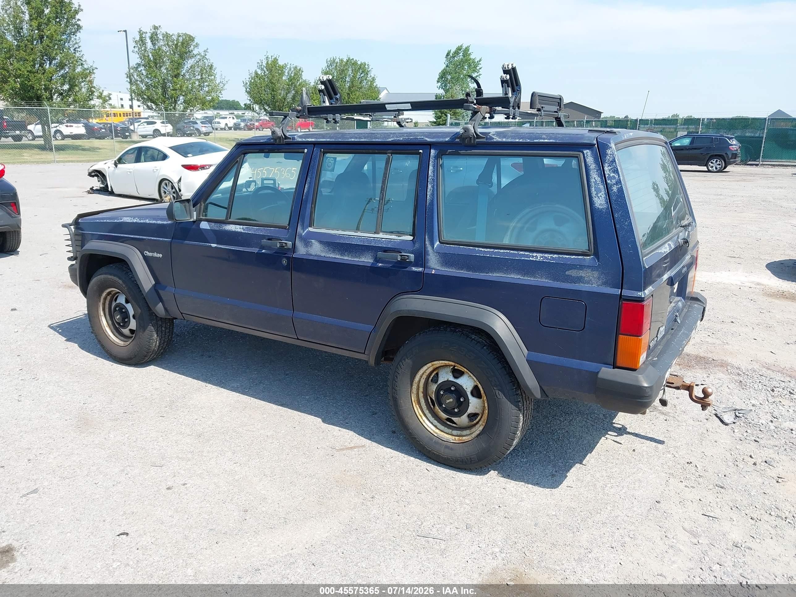 1996 Jeep Cherokee Se Blue vin: 1J4FJ28S5TL182588