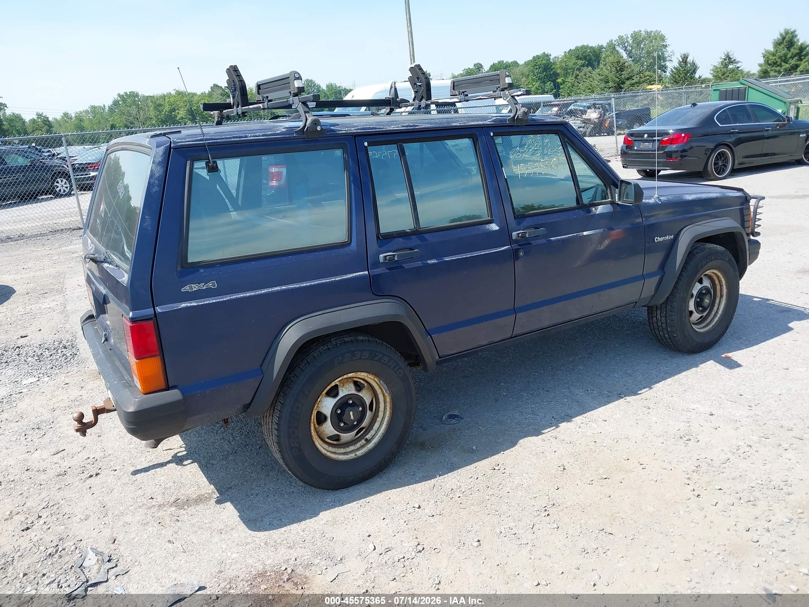1996 Jeep Cherokee Se Blue vin: 1J4FJ28S5TL182588
