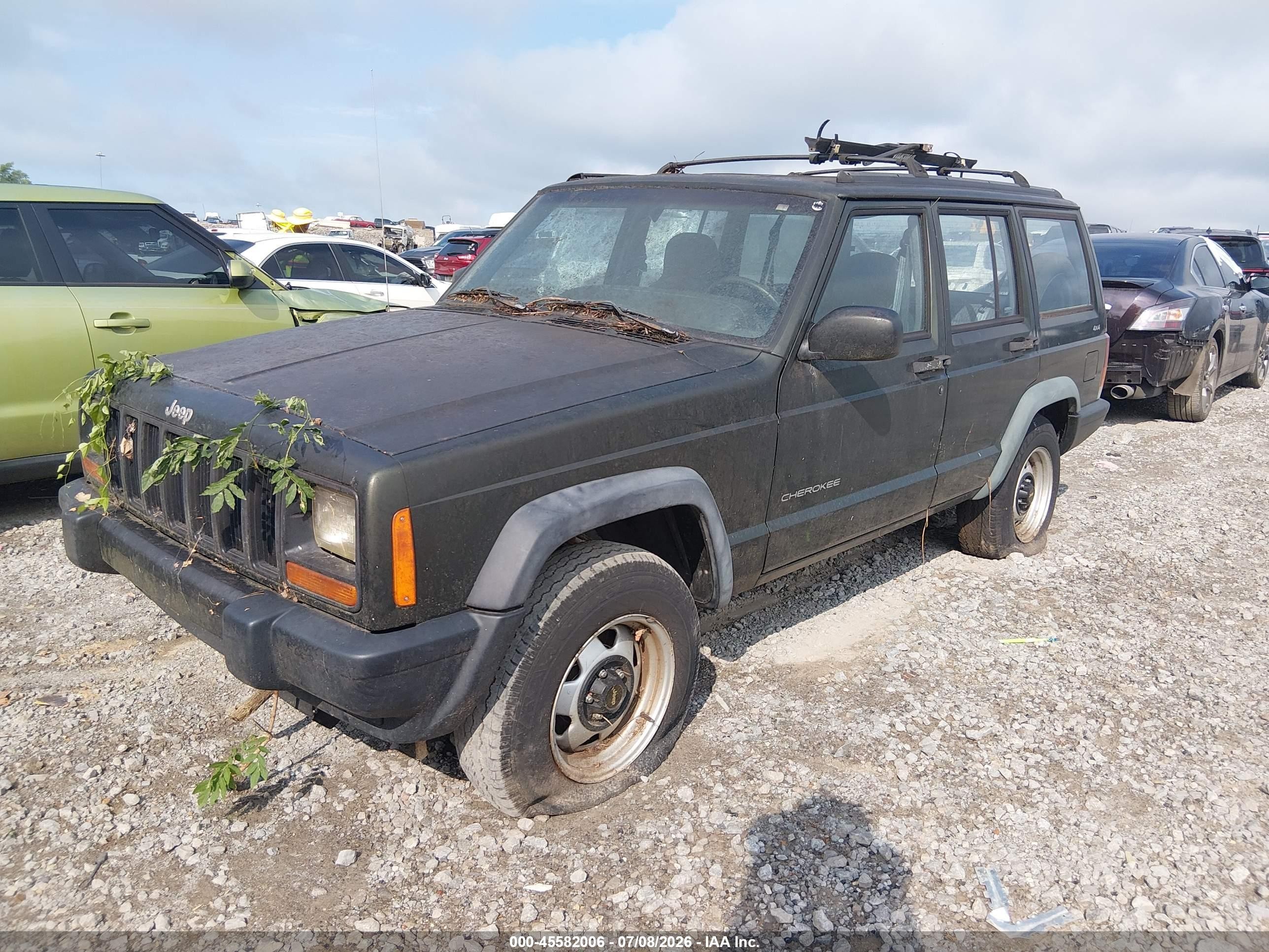 1997 Jeep Cherokee Se Зеленый vin: 1J4FJ28S6VL529123
