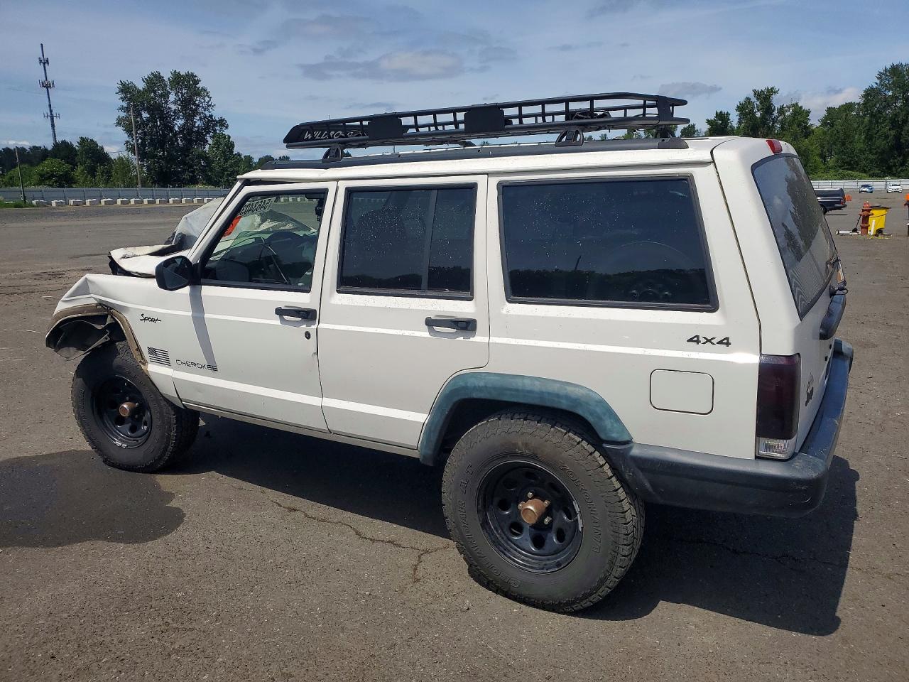 1997 Jeep Cherokee Se White vin: 1J4FJ28S7VL594207