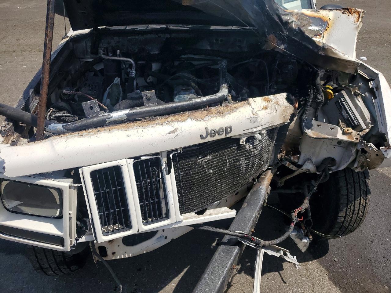 1997 Jeep Cherokee Se White vin: 1J4FJ28S7VL594207