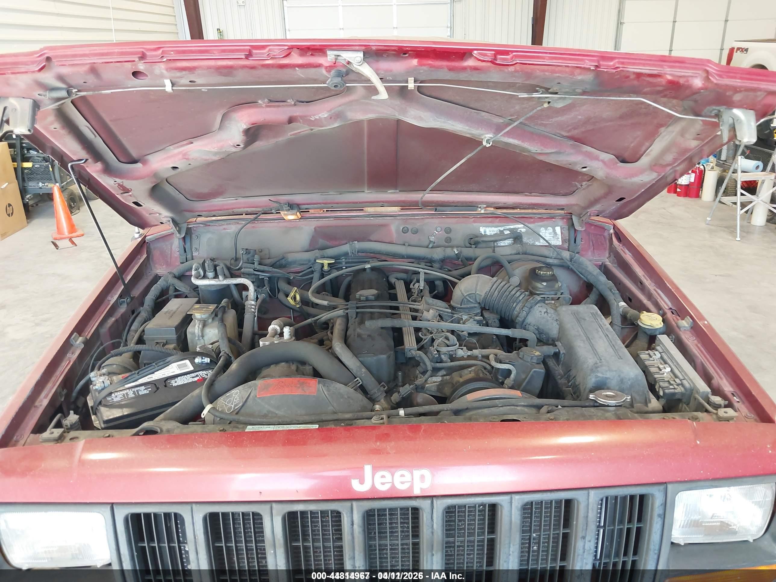 1998 Jeep Cherokee Se Red vin: 1J4FJ28S8WL169788
