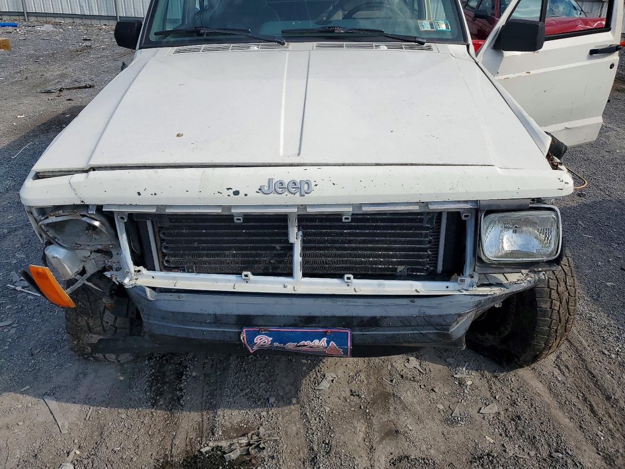 1996 Jeep Cherokee Se White vin: 1J4FJ28S9TL283312