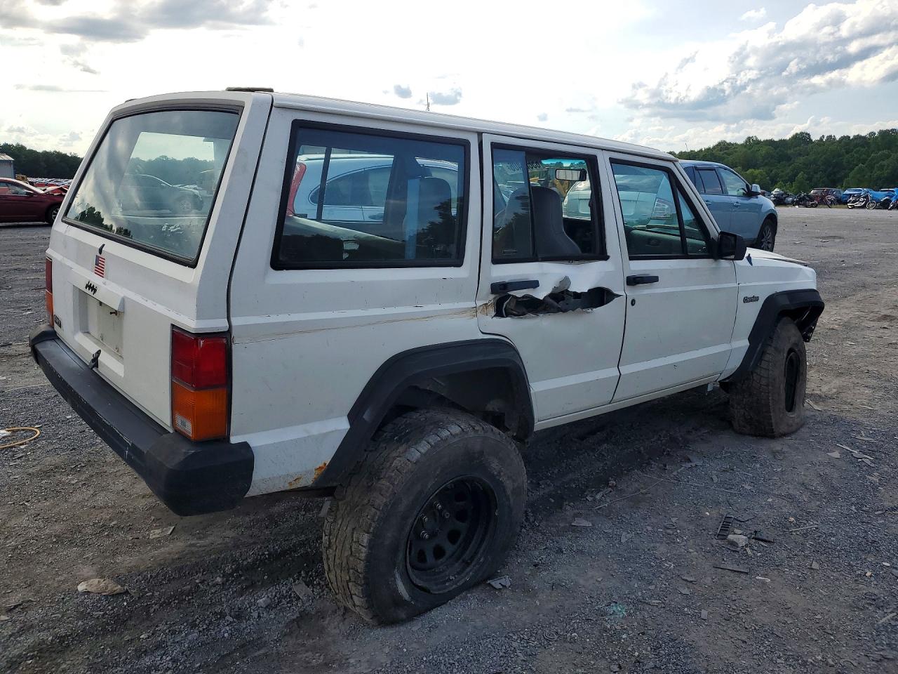 1996 Jeep Cherokee Se White vin: 1J4FJ28S9TL283312