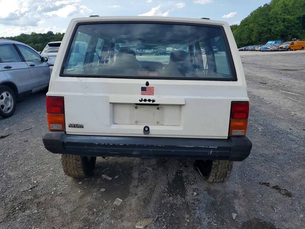 1996 Jeep Cherokee Se White vin: 1J4FJ28S9TL283312