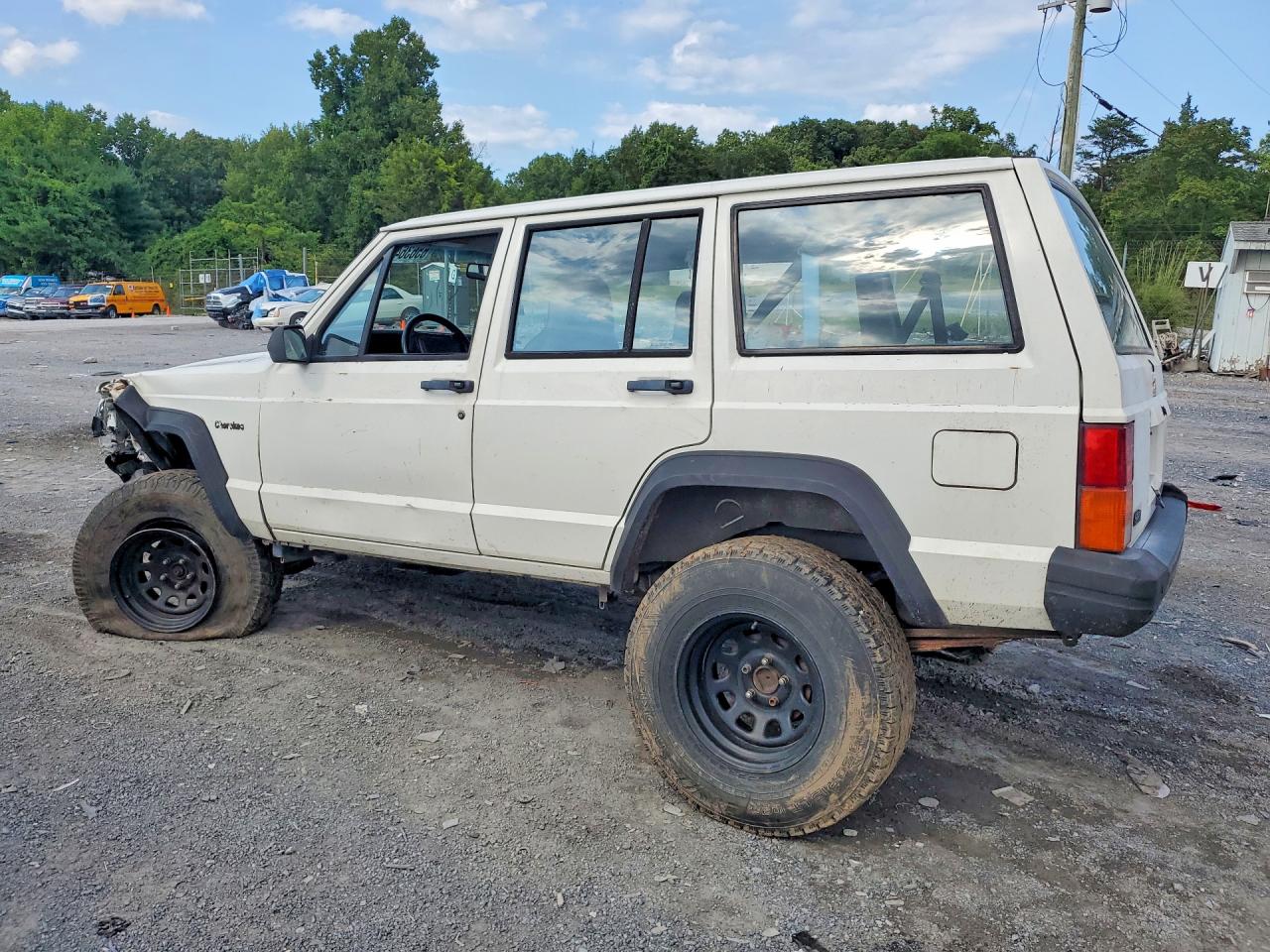 1996 Jeep Cherokee Se White vin: 1J4FJ28S9TL283312