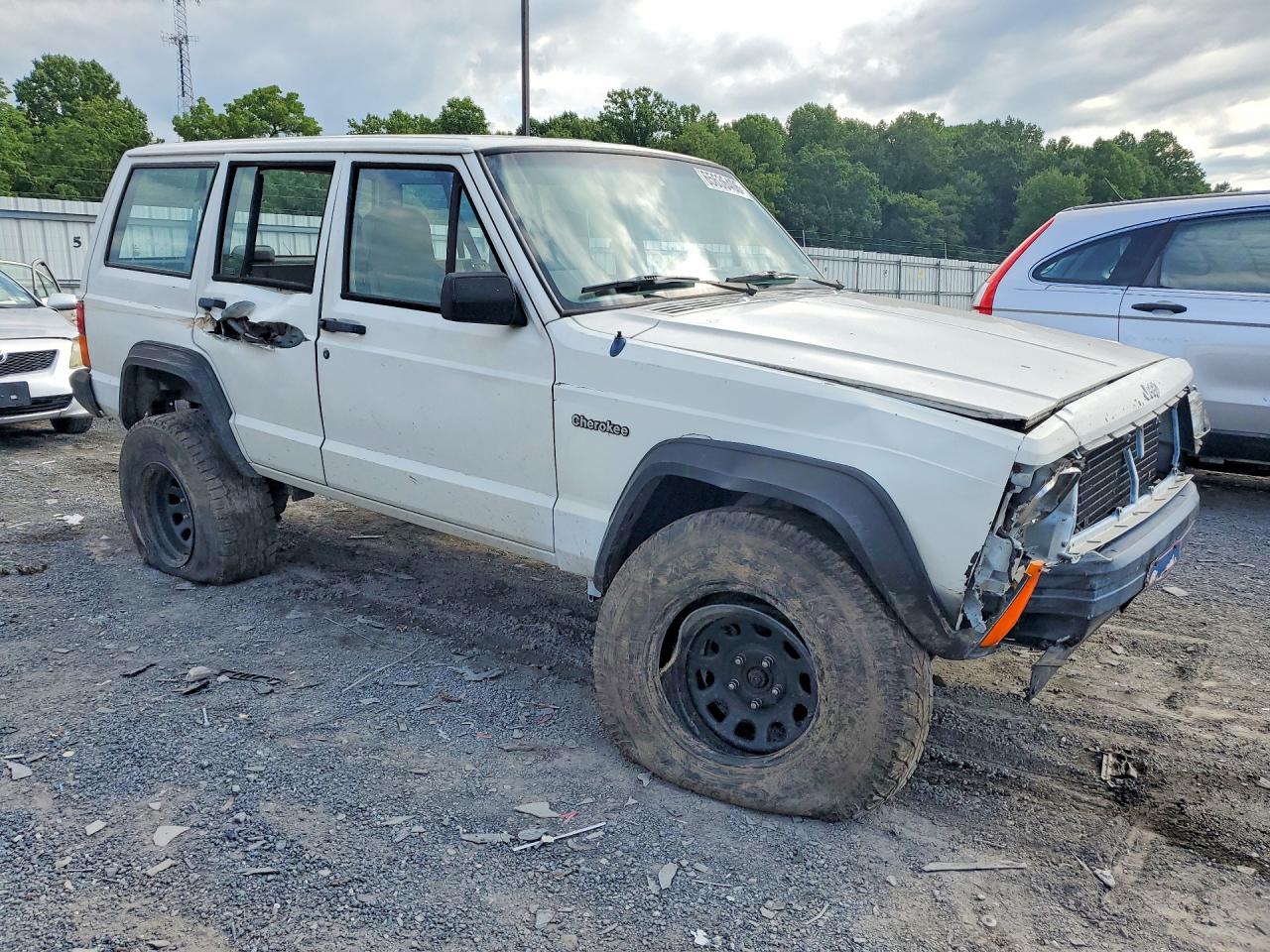 1996 Jeep Cherokee Se White vin: 1J4FJ28S9TL283312