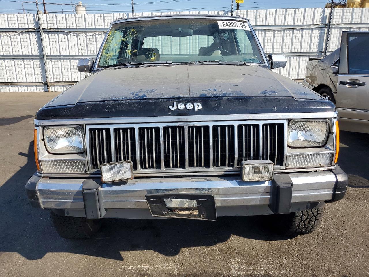 1990 Jeep Cherokee Laredo Black vin: 1J4FJ57L0LL286627