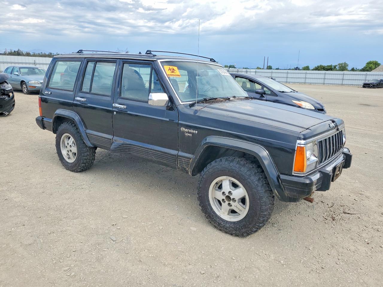 1989 Jeep Cherokee Laredo Black vin: 1J4FJ58L6KL596486