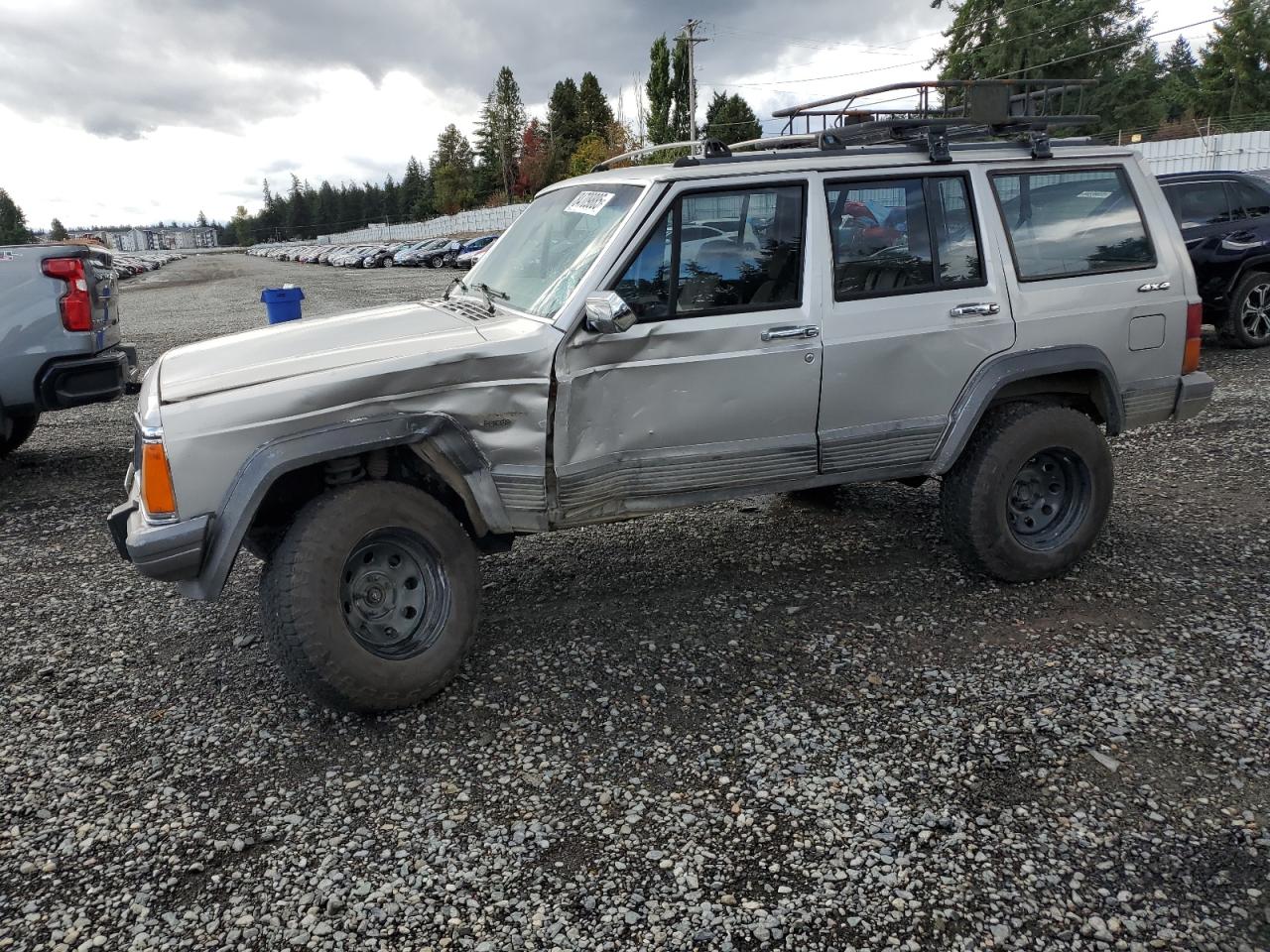 1992 Jeep Cherokee Laredo Серебряный vin: 1J4FJ58S0NL147056