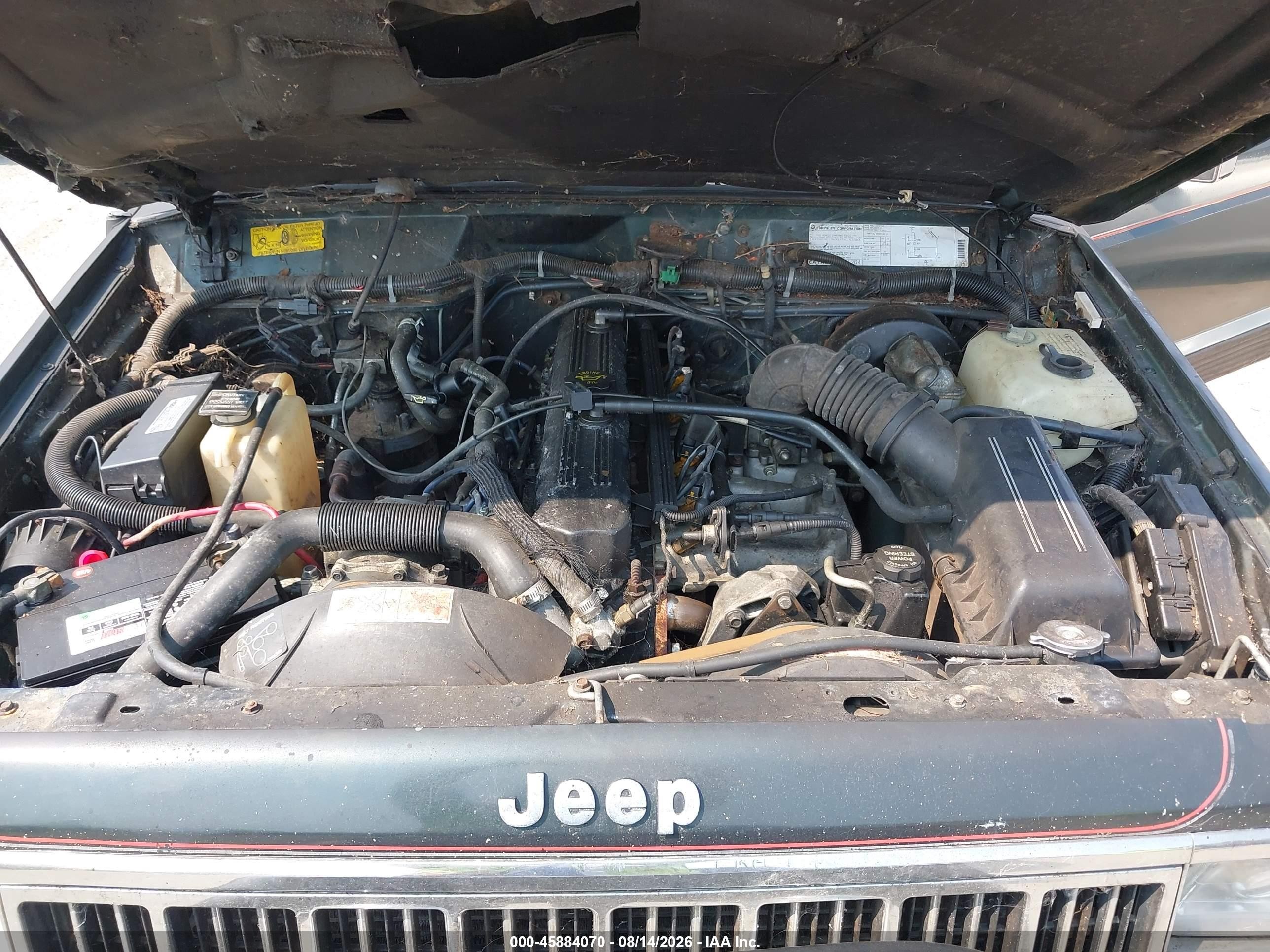 1991 Jeep Cherokee Laredo Зеленый vin: 1J4FJ58S2ML573670
