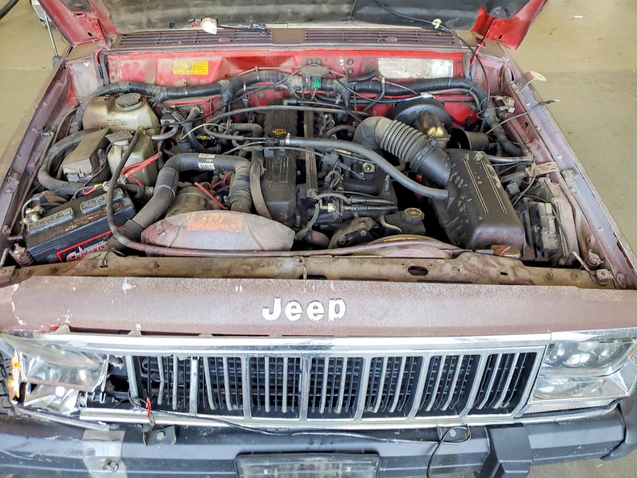 1992 Jeep Cherokee Laredo Brown vin: 1J4FJ58S9NL170321