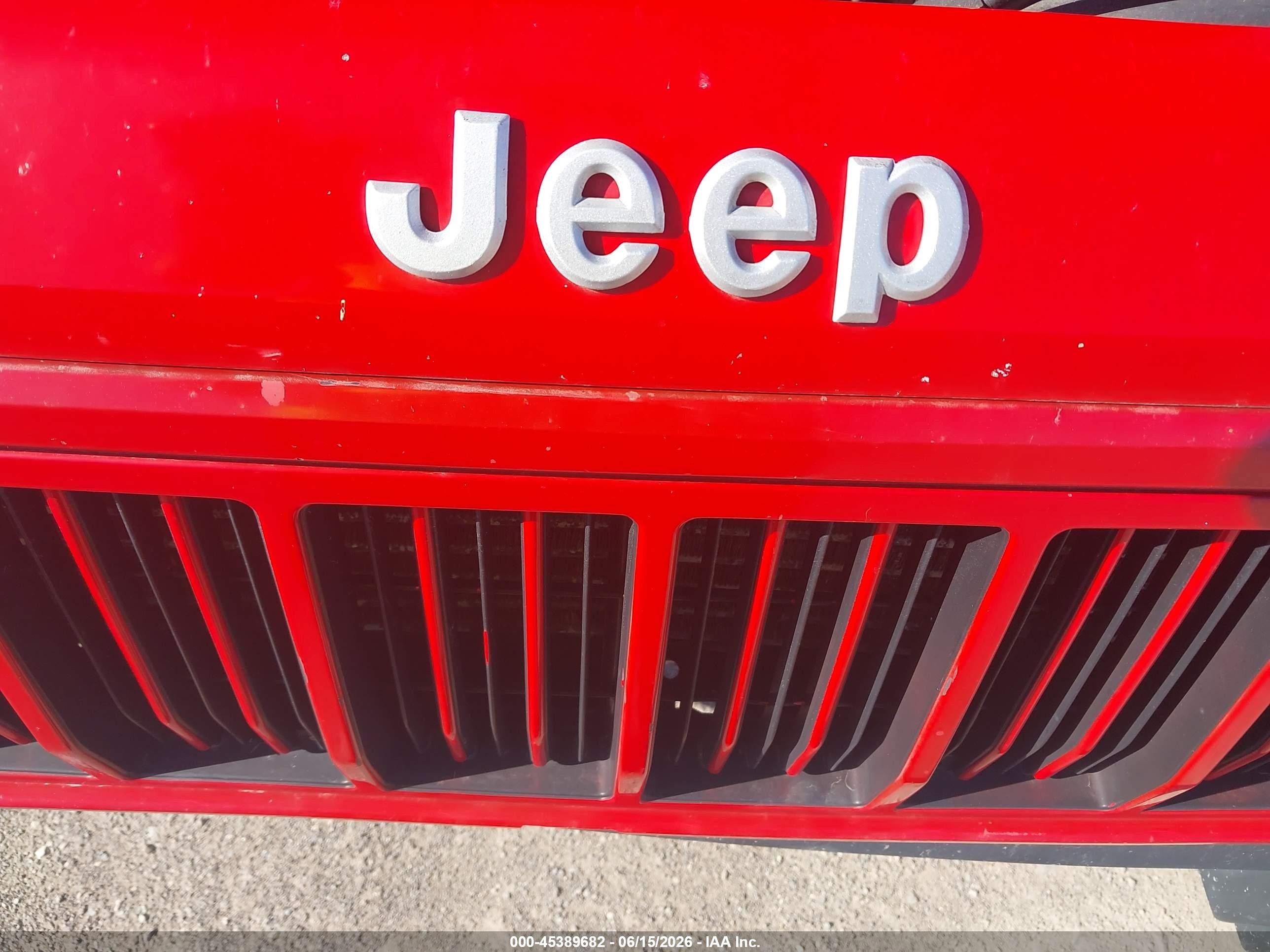 1996 Jeep Cherokee Sport/classic Red vin: 1J4FJ68S0TL298790