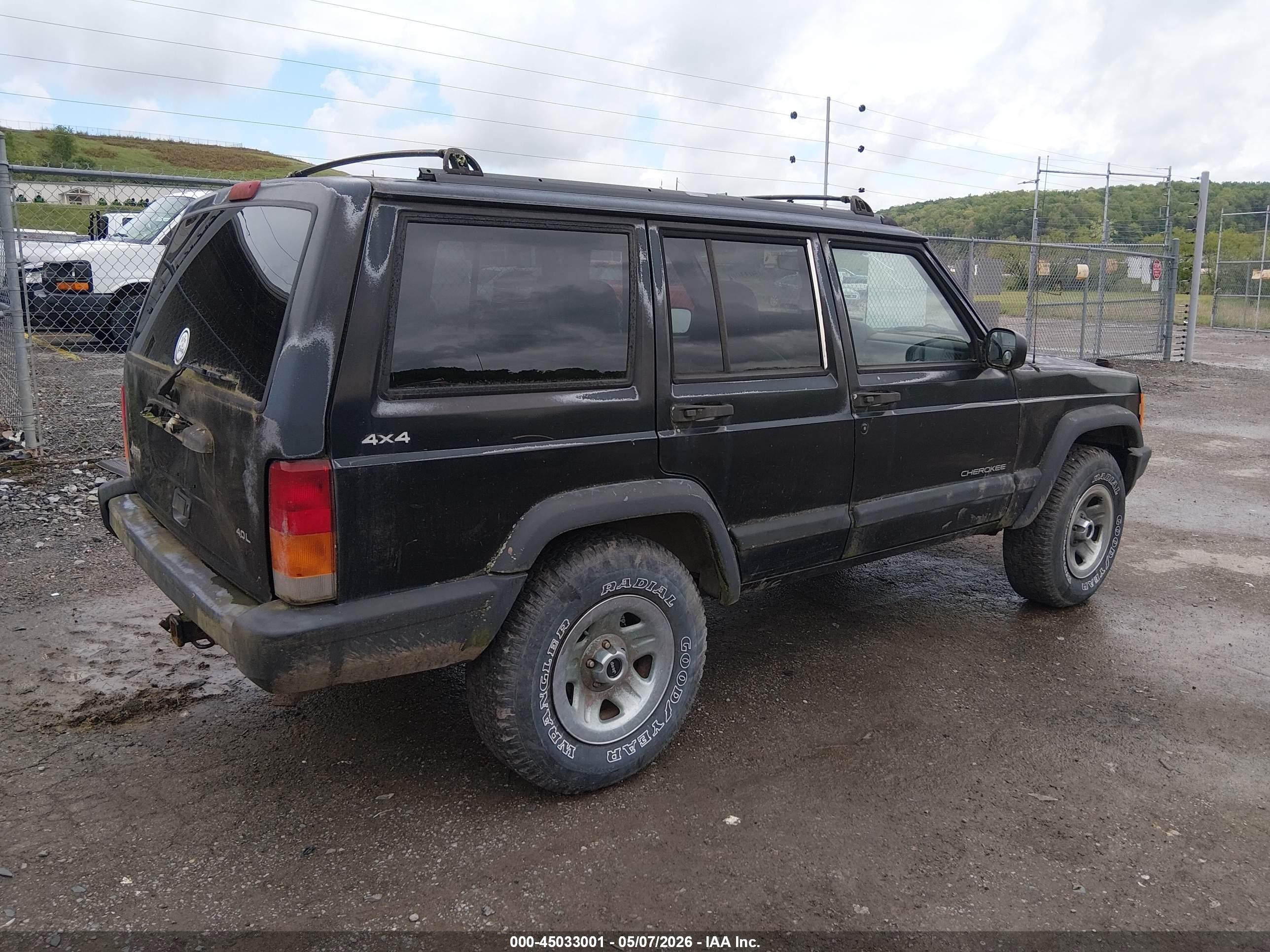 1997 Jeep Cherokee Sport Black vin: 1J4FJ68S0VL510512