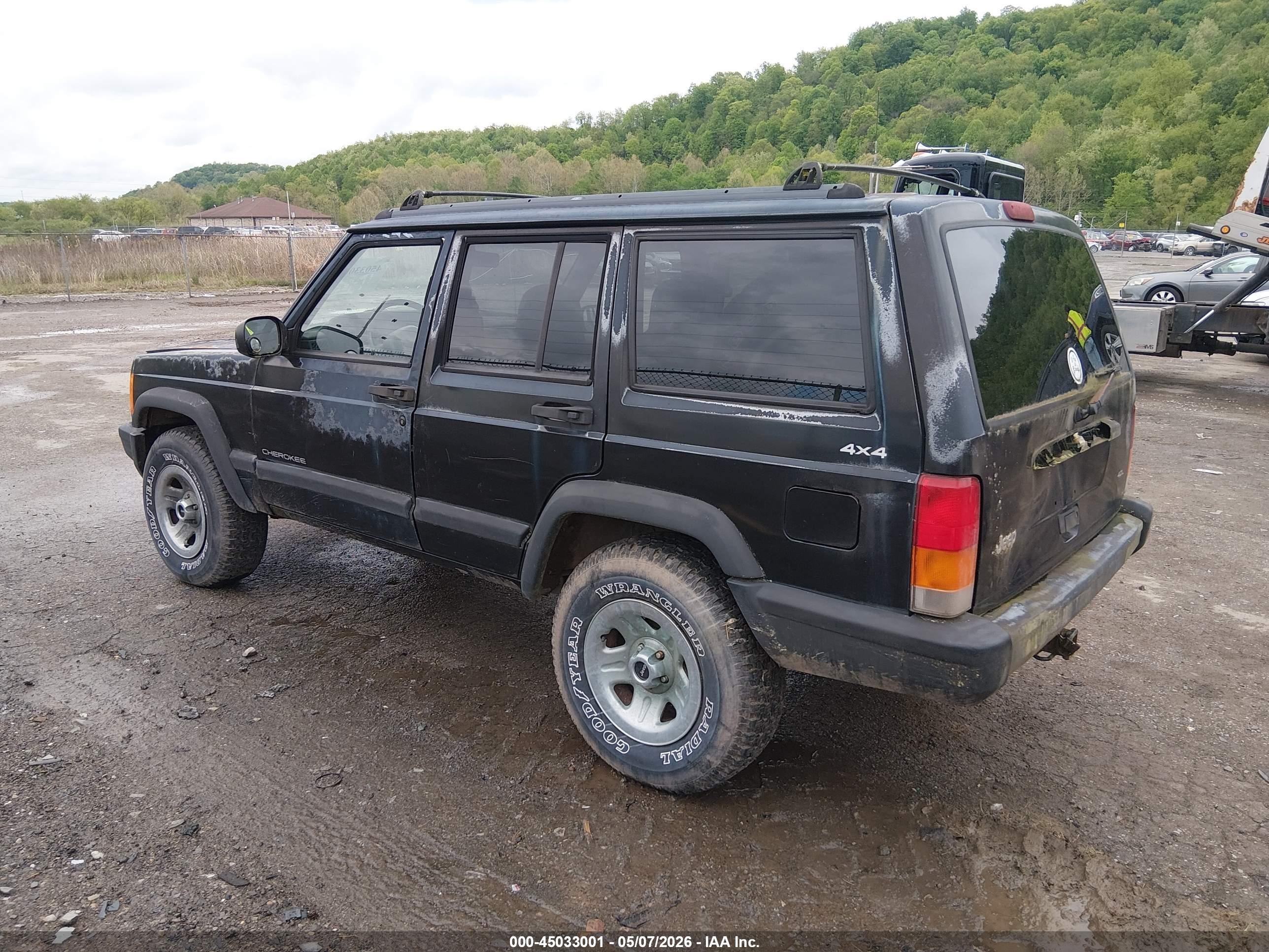 1997 Jeep Cherokee Sport Black vin: 1J4FJ68S0VL510512