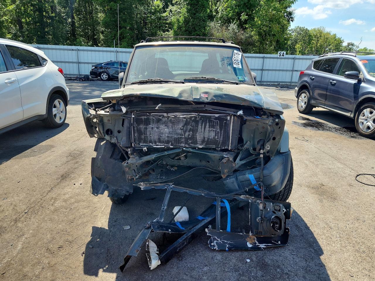 1998 Jeep Cherokee Sport Зеленый vin: 1J4FJ68S0WL254602
