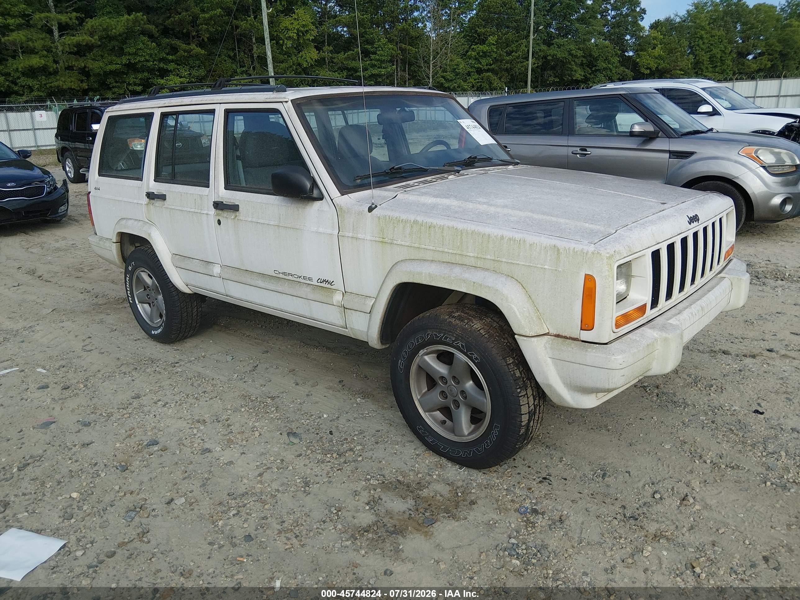 1998 Jeep Cherokee Classic/sport White vin: 1J4FJ68S0WL275742