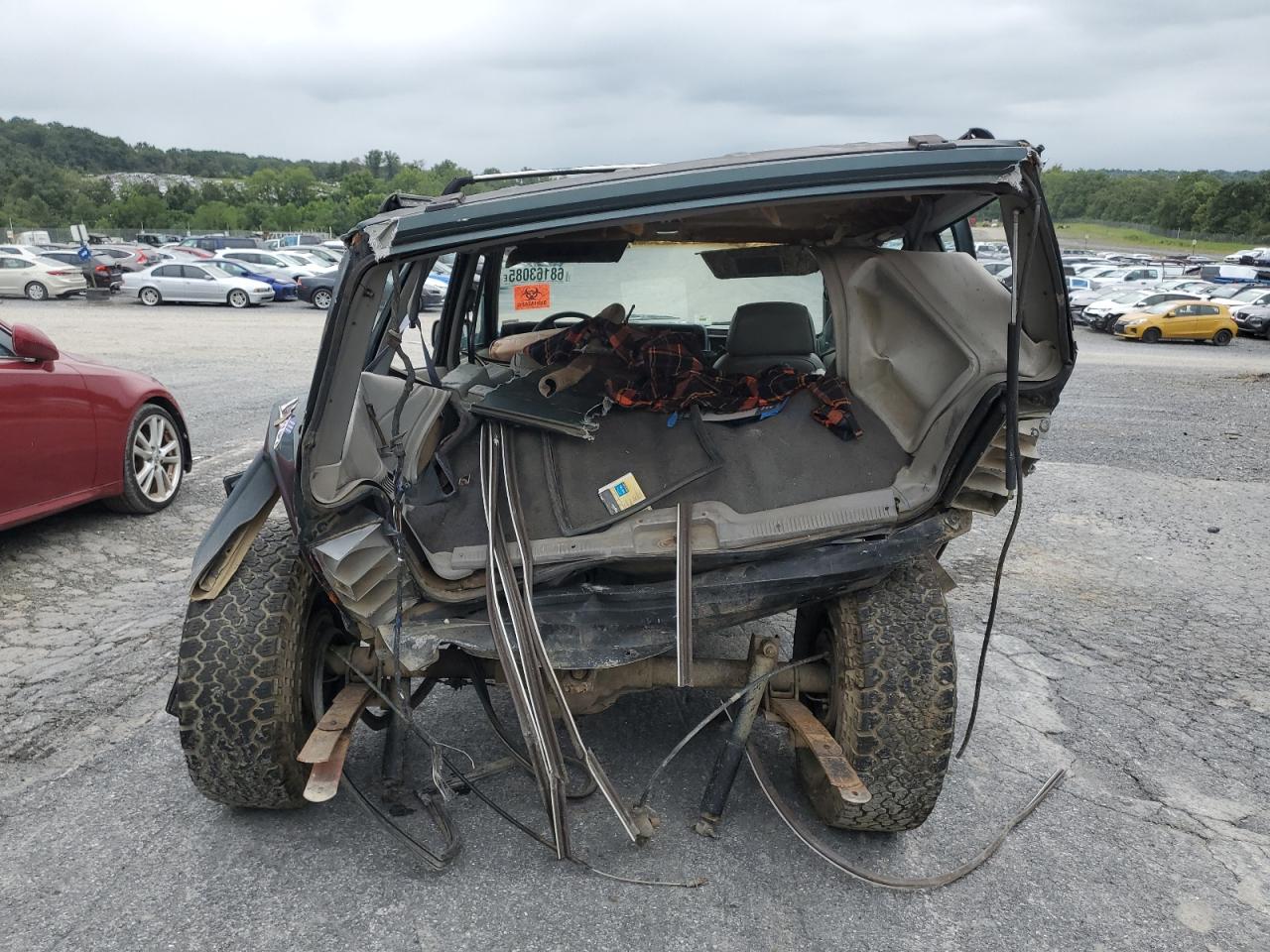 1993 Jeep Cherokee Sport Green vin: 1J4FJ68S1PL512966