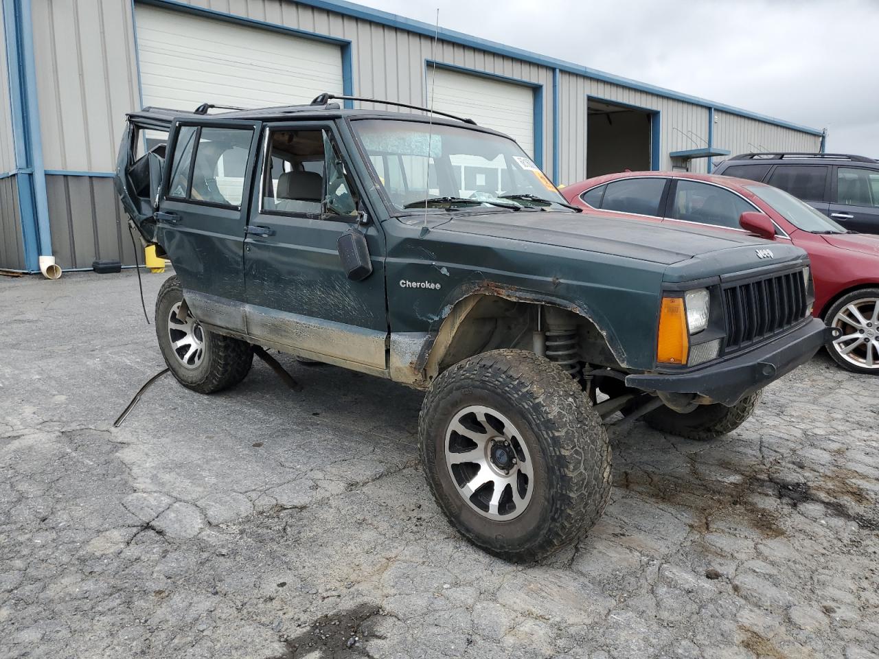 1993 Jeep Cherokee Sport Green vin: 1J4FJ68S1PL512966