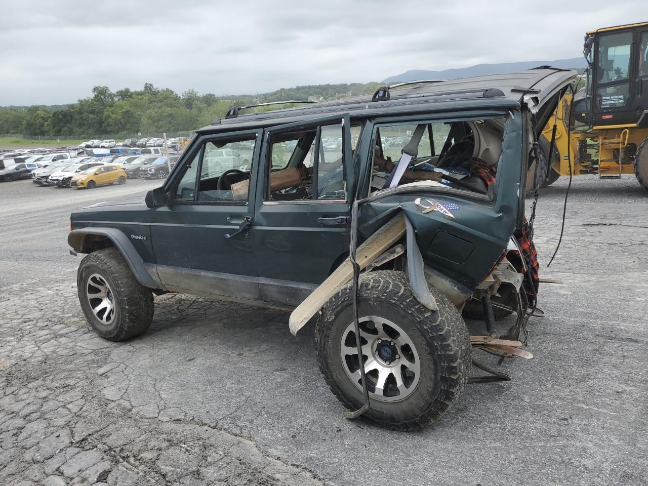 1993 Jeep Cherokee Sport Green vin: 1J4FJ68S1PL512966