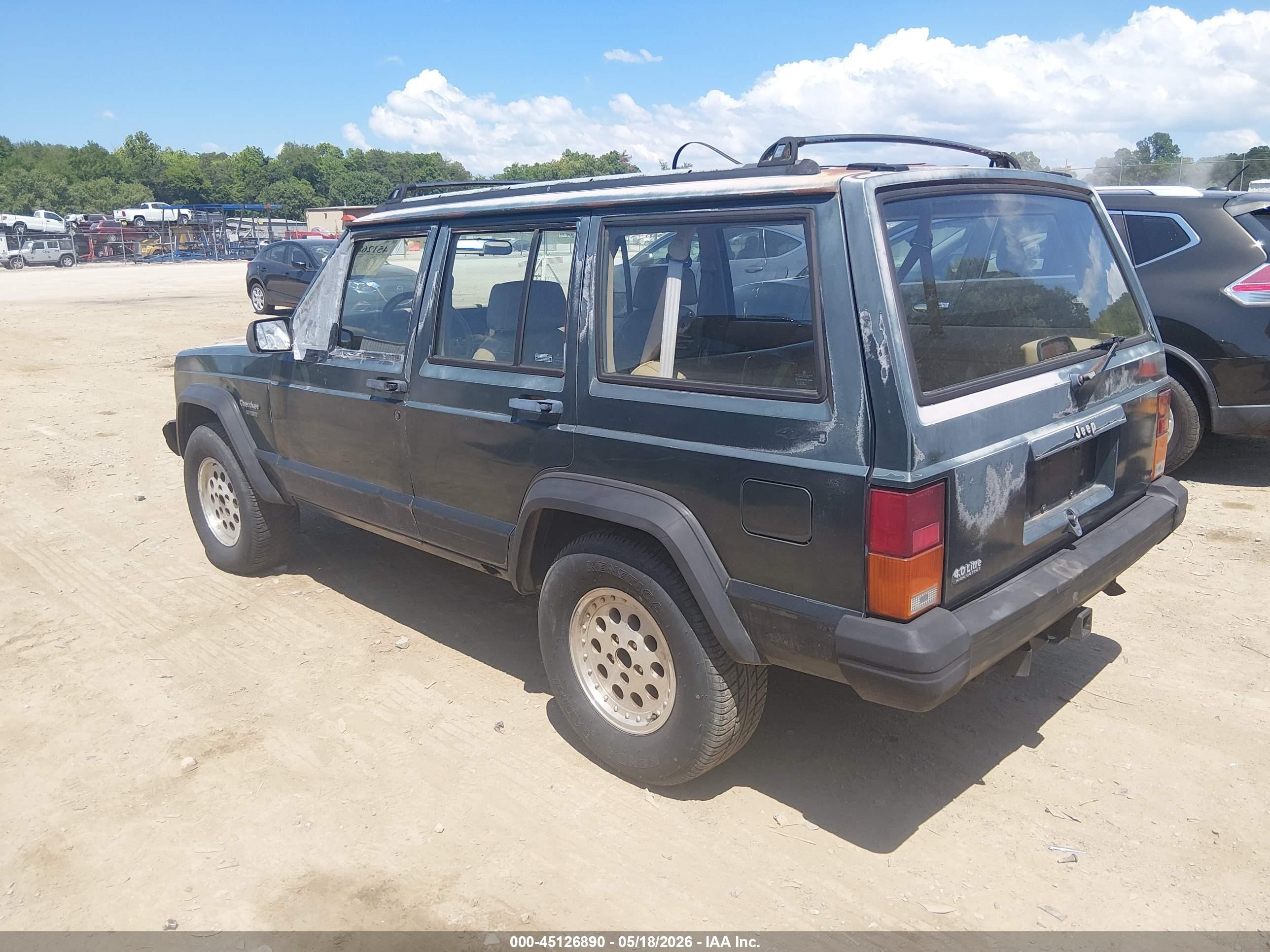 1994 Jeep Cherokee Sport Green vin: 1J4FJ68S1RL129502